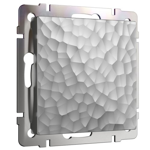 Заглушка без рамки Werkel Hammer серебро фото Заглушка без рамки Werkel Hammer серебро картинка